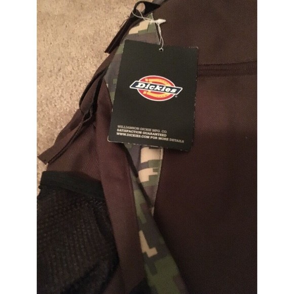 Dickies Brown Camo Student School Backpack Bag Camouflage - Picture 2 of 6